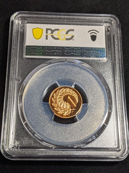 New Zealand 1983 Proof One Cent 1c PCGS PR69DCAM FDC UNC #3210