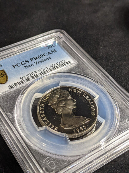 New Zealand 1983 Proof Twenty Cent 20c PCGS PR69CAM FDC UNC #3209