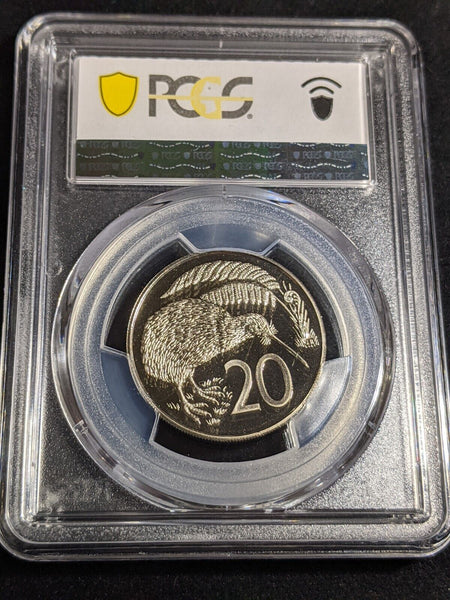 New Zealand 1983 Proof Twenty Cent 20c PCGS PR69CAM FDC UNC #3209