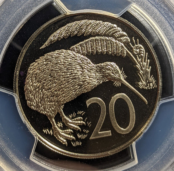 New Zealand 1983 Proof Twenty Cent 20c PCGS PR69CAM FDC UNC #3209