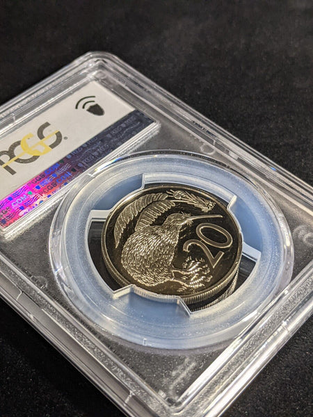 New Zealand 1983 Proof Twenty Cent 20c PCGS PR69CAM FDC UNC #3209
