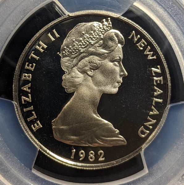 New Zealand 1982 Proof Twenty Cent 20c PCGS PR69DCAM FDC UNC #3214