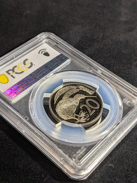 New Zealand 1982 Proof Twenty Cent 20c PCGS PR69DCAM FDC UNC #3214