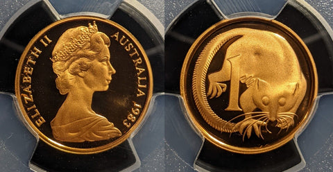 1983 Proof One Cent 1c Australia PCGS PR69DCAM FDC UNC #3212