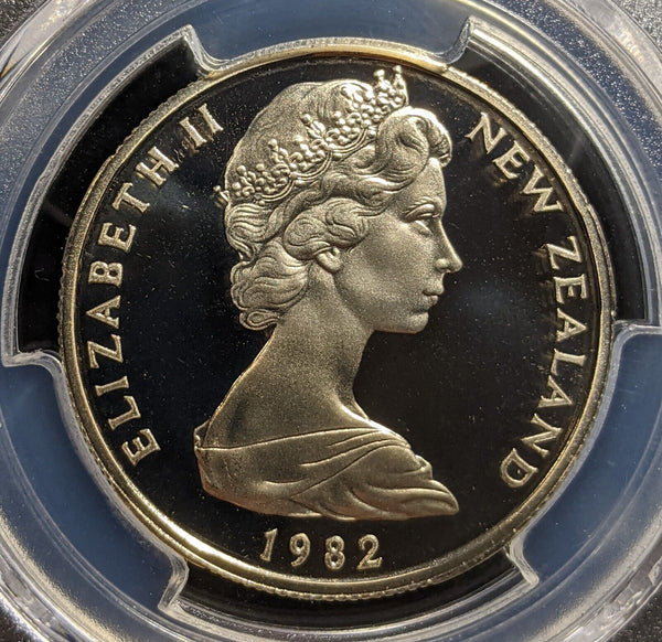 New Zealand 1982 Proof Fifty Cent 50c PCGS PR69DCAM FDC UNC #3213