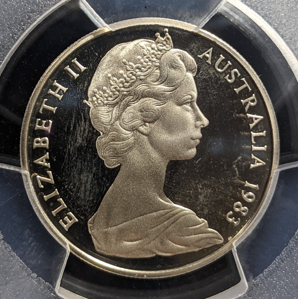 1983 Proof Ten Cent 10c Australia PCGS PR67DCAM FDC UNC #3227