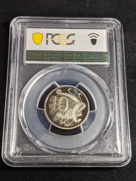 1983 Proof Ten Cent 10c Australia PCGS PR67DCAM FDC UNC #3227