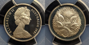 1981 Proof Five Cent 5c Australia PCGS PR69DCAM FDC UNC #3230