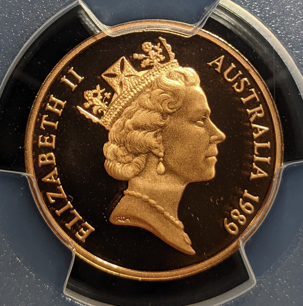 1989 Proof Two Cent 2c Australia PCGS PR69DCAM FDC UNC #3232
