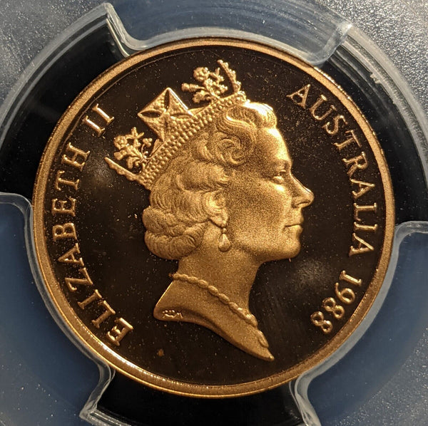 1988 Proof Two Cent 2c Australia PCGS PR69DCAM FDC UNC #3246