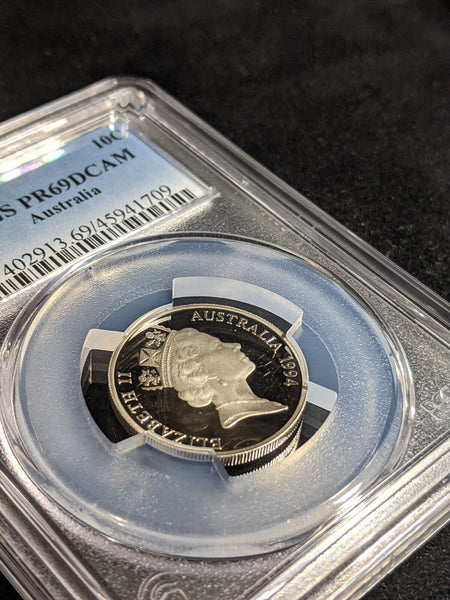1994 Proof Ten Cent 10c Australia PCGS PR69DCAM FDC UNC #3245