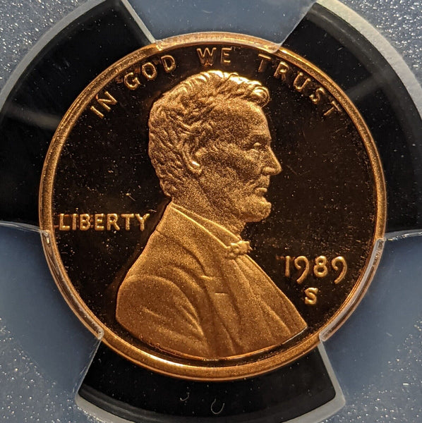 USA 1989 S Proof One Cent 1c PCGS PR70RD DCAM FDC UNC #3264