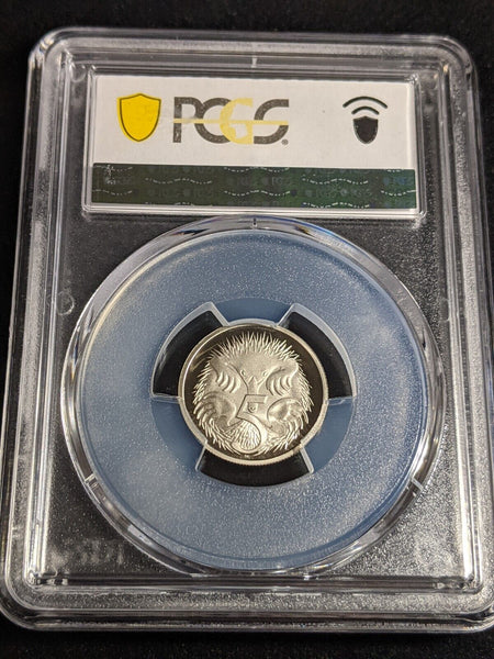 2001 Proof Five Cent 5c Australia PCGS PR70DCAM FDC UNC #3260