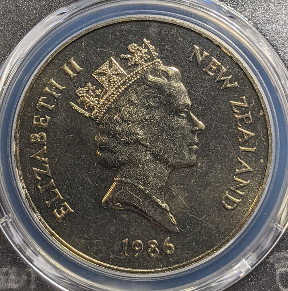New Zealand 1986 One Dollar $1 Kakapo PCGS MS67 FDC GEM UNC #3265