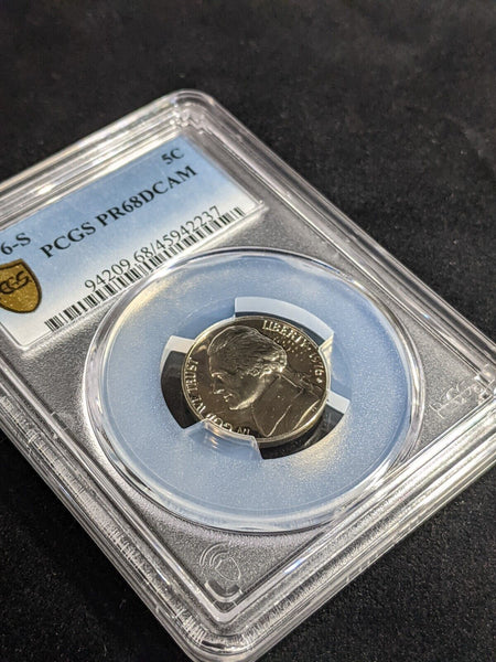 USA 1976 S Proof Nickel Five Cent 5c PCGS PR68DCAM FDC UNC #3271