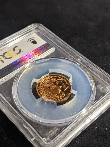 New Zealand 1982 Proof Two Cent 2c PCGS PR69DCAM FDC UNC #3286