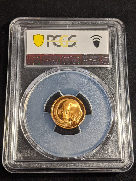 1977 Proof One Cent 1c Australia PCGS PR69DCAM FDC UNC #3299