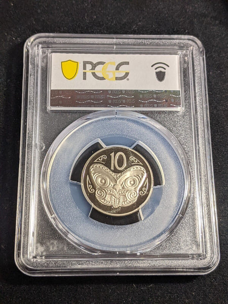 New Zealand 1979 Proof Ten Cent 10c PCGS PR69DCAM FDC UNC #3305