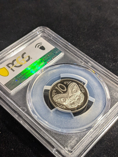 New Zealand 1979 Proof Ten Cent 10c PCGS PR69DCAM FDC UNC #3305