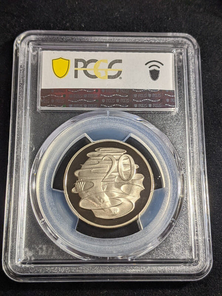 1993 Proof Twenty Cent 20c Australia PCGS PR69DCAM FDC UNC #3306