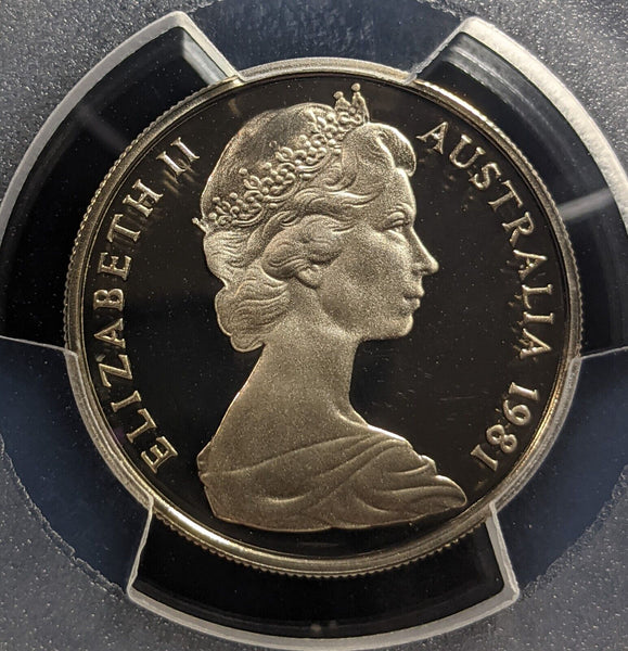 1981 Proof Ten Cent 10c Australia PCGS PR69DCAM FDC UNC #3304