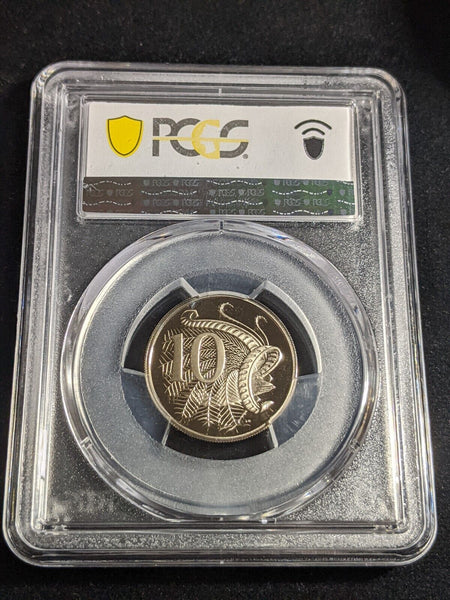 1981 Proof Ten Cent 10c Australia PCGS PR69DCAM FDC UNC #3304