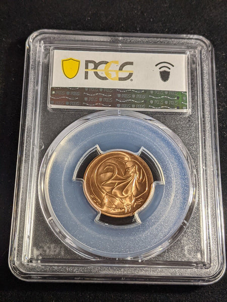 1988 Two Cent 2c Australia PCGS MS66 GEM UNC #3314