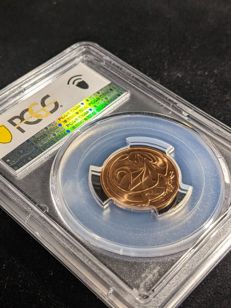 1988 Two Cent 2c Australia PCGS MS66 GEM UNC #3314