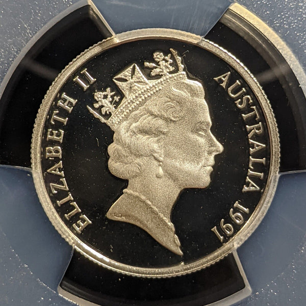 1991 Proof Silver Five Cent 5c Australia PCGS PR69DCAM FDC UNC #3318