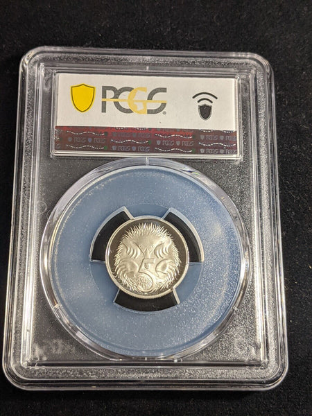 1991 Proof Silver Five Cent 5c Australia PCGS PR69DCAM FDC UNC #3318