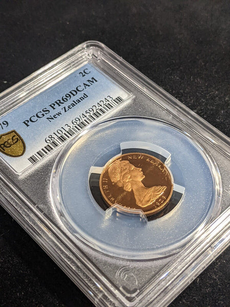New Zealand 1979 Proof Two Cent 2c PCGS PR69DCAM FDC UNC #3321