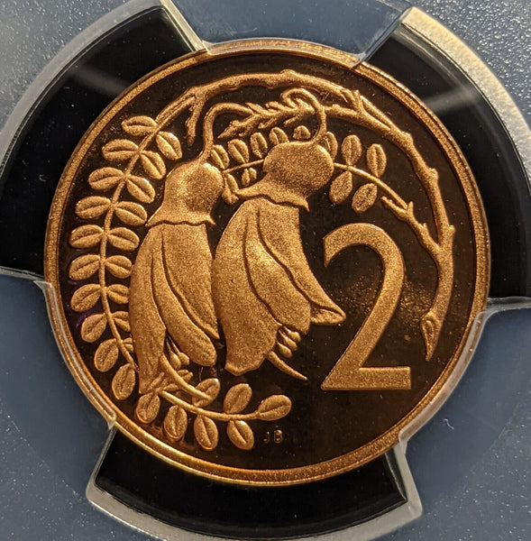 New Zealand 1979 Proof Two Cent 2c PCGS PR69DCAM FDC UNC #3321