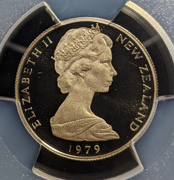 New Zealand 1979 Proof Five Cent 5c PCGS PR69DCAM FDC UNC #3325