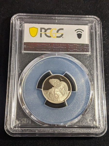 New Zealand 1979 Proof Five Cent 5c PCGS PR69DCAM FDC UNC #3325