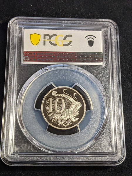 2007 Proof Ten Cent 10c Australia PCGS PR70DCAM FDC UNC #3326