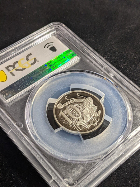 2007 Proof Ten Cent 10c Australia PCGS PR70DCAM FDC UNC #3326