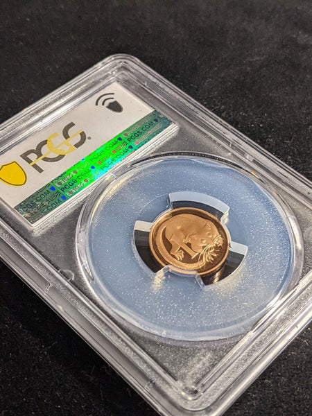 1982 Proof One Cent 1c Australia PCGS PR69DCAM FDC UNC #3329