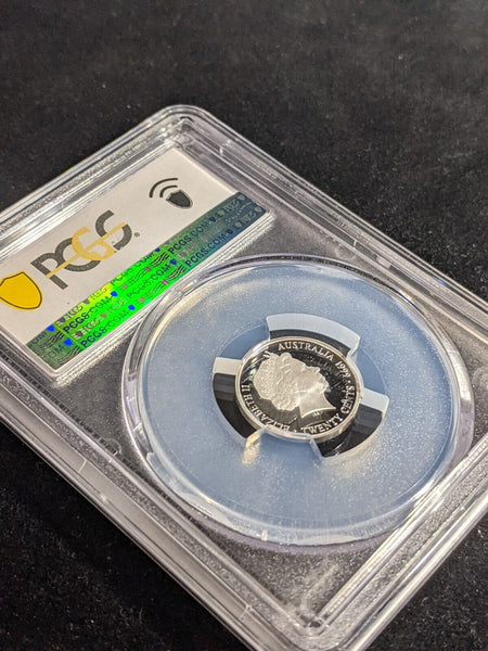 1999 Proof Twenty Cent 20c 1942 3d Ag Australia PCGS PR69DCAM FDC UNC #3332