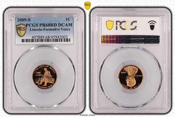 USA 2009 S Proof One Cent 1c Lincoln PCGS PR68DCAM#3336 for yeng_38 only