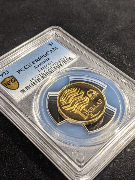 1993 Proof One Dollar $1 Landcare Australia PCGS PR69DCAM FDC UNC #3334