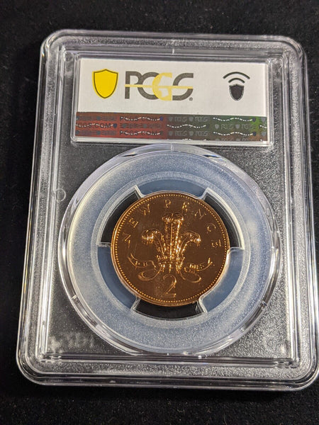 Great Britain 1972 Proof Two Pence 2p S-C1 PCGS PR68RD DCAM FDC UNC #3345