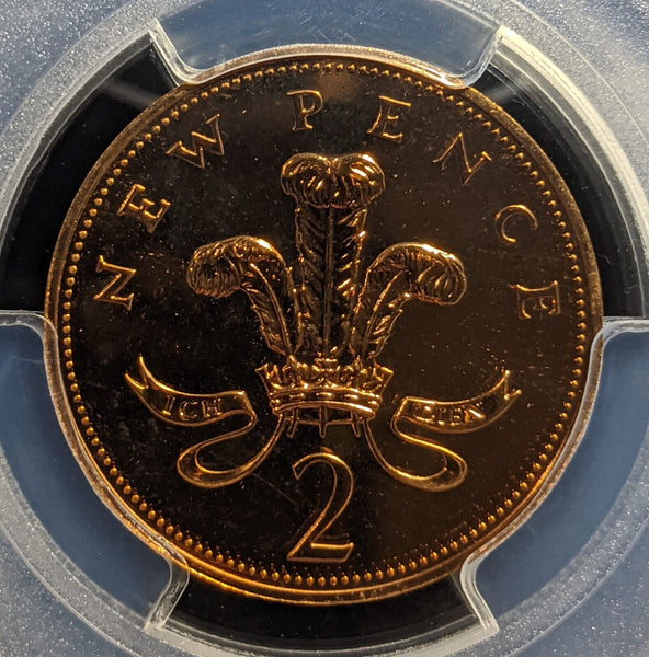 Great Britain 1972 Proof Two Pence 2p S-C1 PCGS PR68RD DCAM FDC UNC #3345
