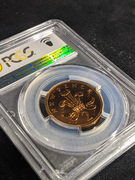 Great Britain 1972 Proof Two Pence 2p S-C1 PCGS PR68RD DCAM FDC UNC #3345