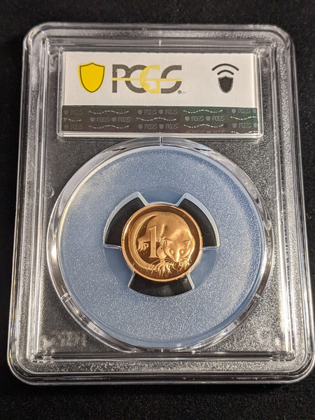 1988 Proof One Cent 1c Australia PCGS PR69DCAM FDC UNC #3351