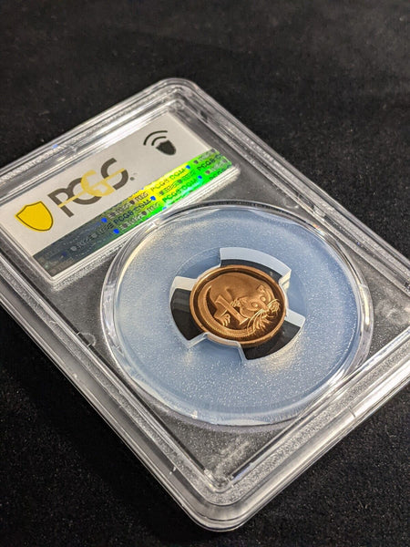 1988 Proof One Cent 1c Australia PCGS PR69DCAM FDC UNC #3351