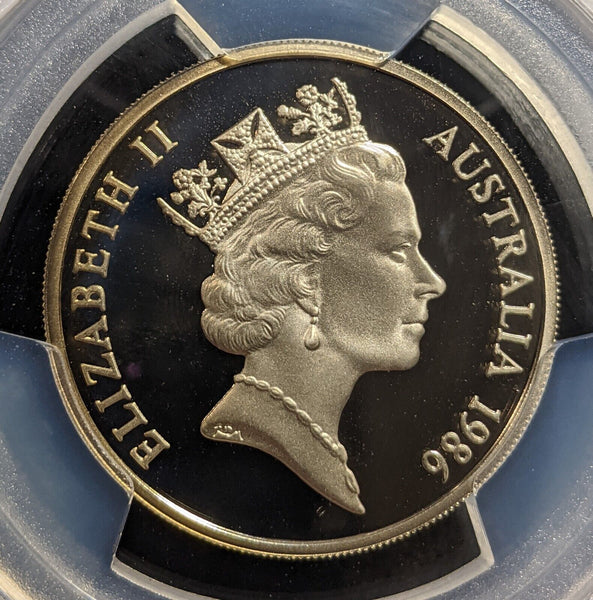 1986 Proof Twenty Cent 20c Australia PCGS PR69DCAM FDC UNC #3366