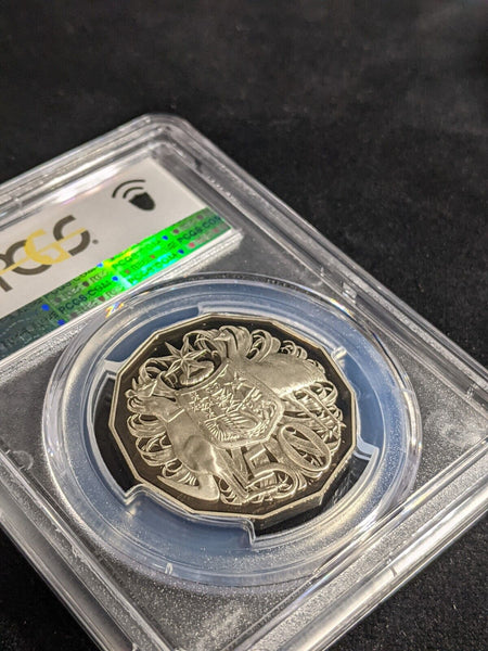 1986 Proof Fifty Cent 50c Australia PCGS PR69DCAM FDC UNC #3363