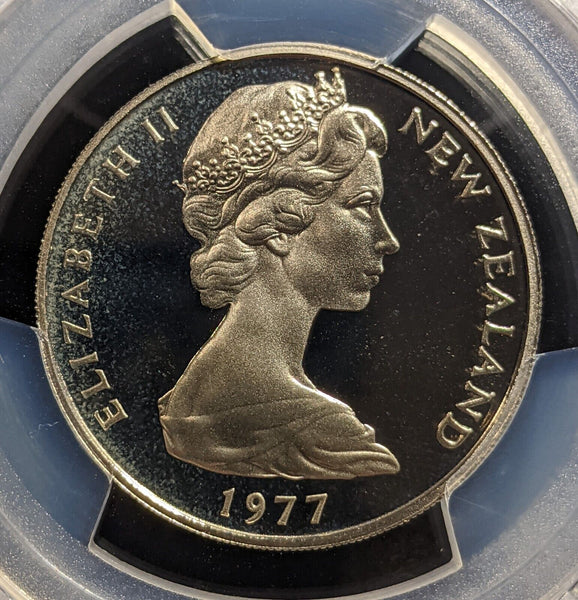 New Zealand 1977 Proof Twenty Cent 20c PCGS PR68DCAM FDC UNC #3368