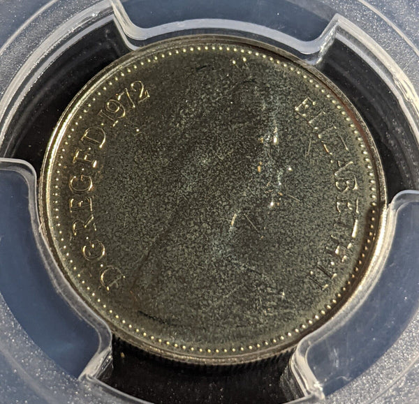 Great Britain 1972 Proof Five Pence 5p S-D1 New Pence PCGS PR68 FDC UNC #3373