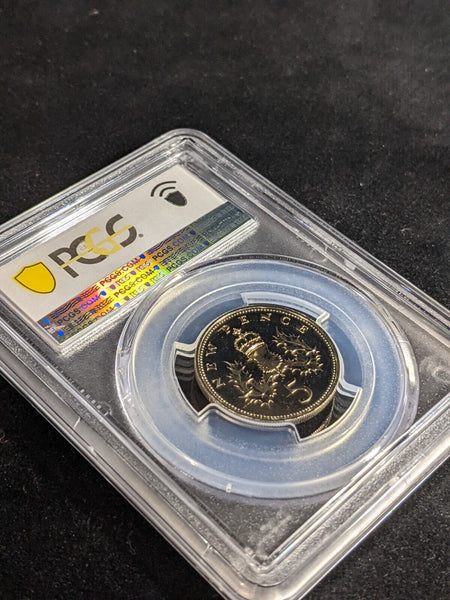 Great Britain 1972 Proof Five Pence 5p S-D1 New Pence PCGS PR68 FDC UNC #3373